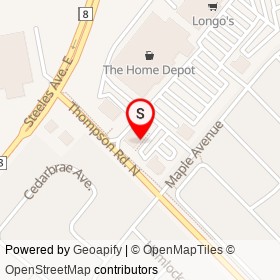 BSO Beauty Supply Outlet on Maple Avenue, Milton Ontario - location map