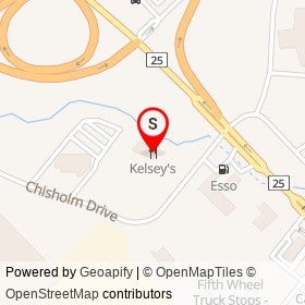 Kelsey's on Chisholm Drive, Milton Ontario - location map