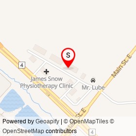 James Snow Cleaners & Alterations on James Snow Parkway North, Milton Ontario - location map