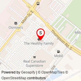 Sally Beauty Supply on Main Street East, Milton Ontario - location map