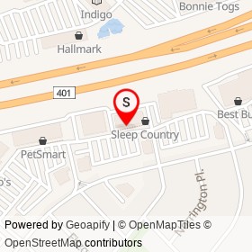 Topper's Pizza on Maple Avenue, Milton Ontario - location map