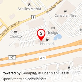 Smart Set on Steeles Avenue East, Milton Ontario - location map