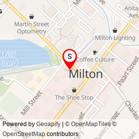 Marlin Travel on Martin Street, Milton Ontario - location map