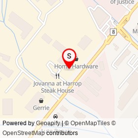 Hot Tubs Warehouse Direct on Steeles Avenue East, Milton Ontario - location map