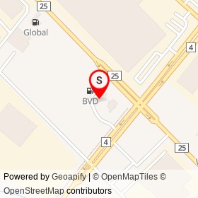 Esso on Regional Road 25, Milton Ontario - location map