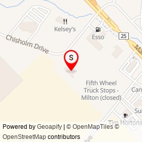 Truck Wash on Chisholm Drive, Milton Ontario - location map