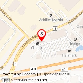 Great Clips on Steeles Avenue East, Milton Ontario - location map