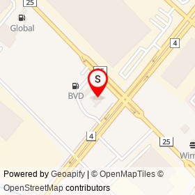 Tim Hortons on Regional Road 25, Milton Ontario - location map