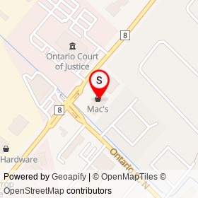 CIBC on Steeles Avenue East, Milton Ontario - location map