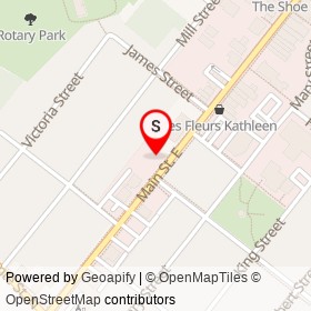 Heritage Dental Care on Main Street East, Milton Ontario - location map