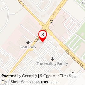 Good Health Mart on Main Street East, Milton Ontario - location map