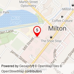 Mill Street Coin Laundry & Dry Cleaning on Mill Street, Milton Ontario - location map