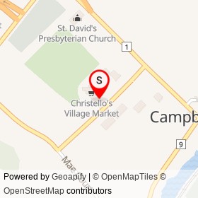 Campbellville Animal Hosptlal on Crawford Crescent, Campbellville Ontario - location map