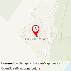 Iroquoian Village on Conservation Road, Milton Ontario - location map