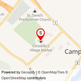 LCBO on Crawford Crescent, Campbellville Ontario - location map