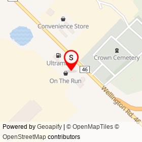 Pioneer on Wellington Road 46, Puslinch Ontario - location map