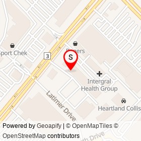 Guru's on Latimer Drive, Mississauga Ontario - location map