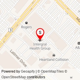 Intergral Health Group on Britannia Road West, Mississauga Ontario - location map
