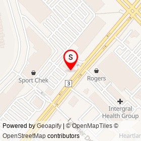 Nando's on Britannia Road West, Mississauga Ontario - location map