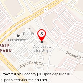 Pedi N Nails on Financial Drive, Mississauga Ontario - location map