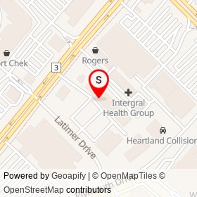Wild Wing on Latimer Drive, Mississauga Ontario - location map