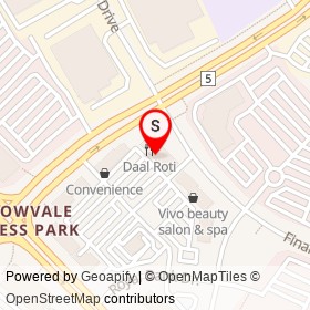 Booster Juice on Financial Drive, Mississauga Ontario - location map