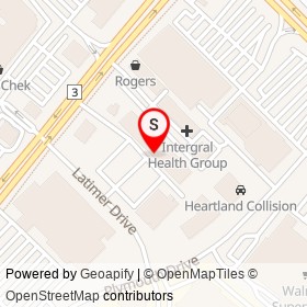 Pepperwalk on Latimer Drive, Mississauga Ontario - location map