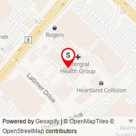 Osmow's on Latimer Drive, Mississauga Ontario - location map