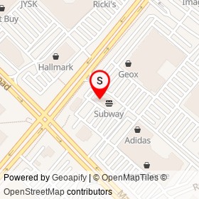 Mr. Greek Express on Mavis Road, Mississauga Ontario - location map