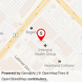 Odai Sushi on Britannia Road West, Mississauga Ontario - location map