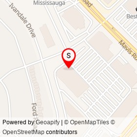 Grill City on Boyer Boulevard, Mississauga Ontario - location map