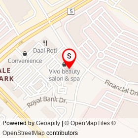 Meadowvale Optometry on Financial Drive, Mississauga Ontario - location map