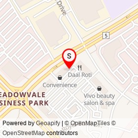Union Social Eatery on Derry Road West, Mississauga Ontario - location map