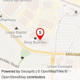 Lucy's Seafood Kitchen on Millcreek Drive, Mississauga Ontario - location map
