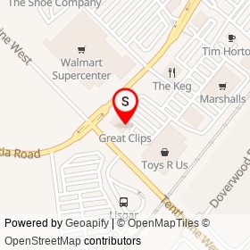 Great Clips on Argentia Road, Mississauga Ontario - location map