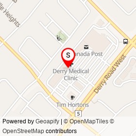 Rexall on Derry Road West, Mississauga Ontario - location map