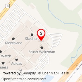 Ardene on Highway 401, Milton Ontario - location map