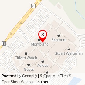 Jimmy Choo on Steeles Avenue, Halton Hills Ontario - location map