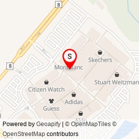 Gucci on Steeles Avenue, Halton Hills Ontario - location map