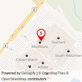 Armani Exchange on Steeles Avenue, Halton Hills Ontario - location map