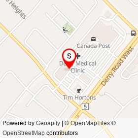 Pho Ao Sen on Redpath Circle, Mississauga Ontario - location map