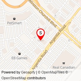 Sunset Grill on Argentia Road, Mississauga Ontario - location map