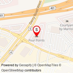 Four Points on Argentia Road, Mississauga Ontario - location map