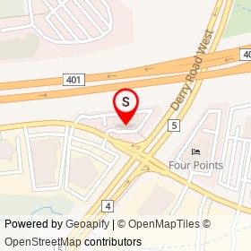 Holiday Inn & Suites on Argentia Road, Mississauga Ontario - location map
