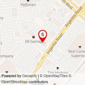 Nice One Nails on Argentia Road, Mississauga Ontario - location map