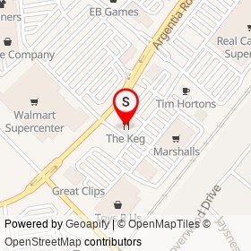 The Keg on Argentia Road, Mississauga Ontario - location map