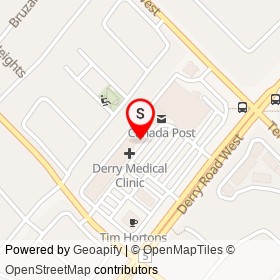 Pet Valu on Derry Road West, Mississauga Ontario - location map