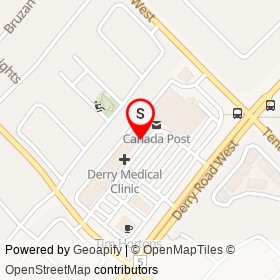 Arco Computers on Derry Road West, Mississauga Ontario - location map