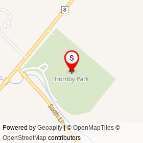 Hornby Park on , Halton Hills Ontario - location map