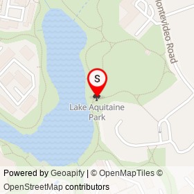 Lake Aquitaine Park on , Mississauga Ontario - location map